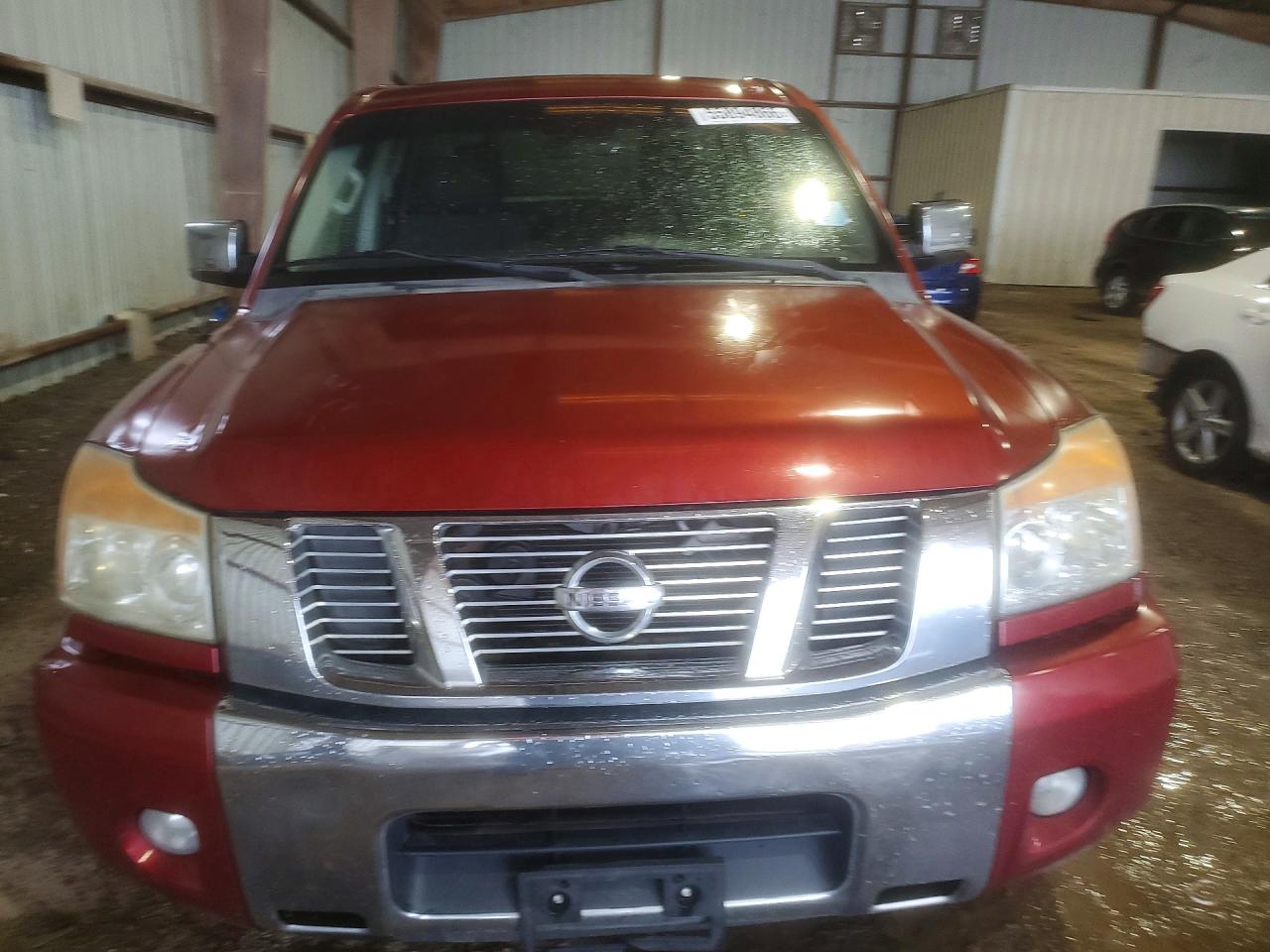 2015 Nissan Titan Sv Red vin: 1N6AA0EDXFN514573