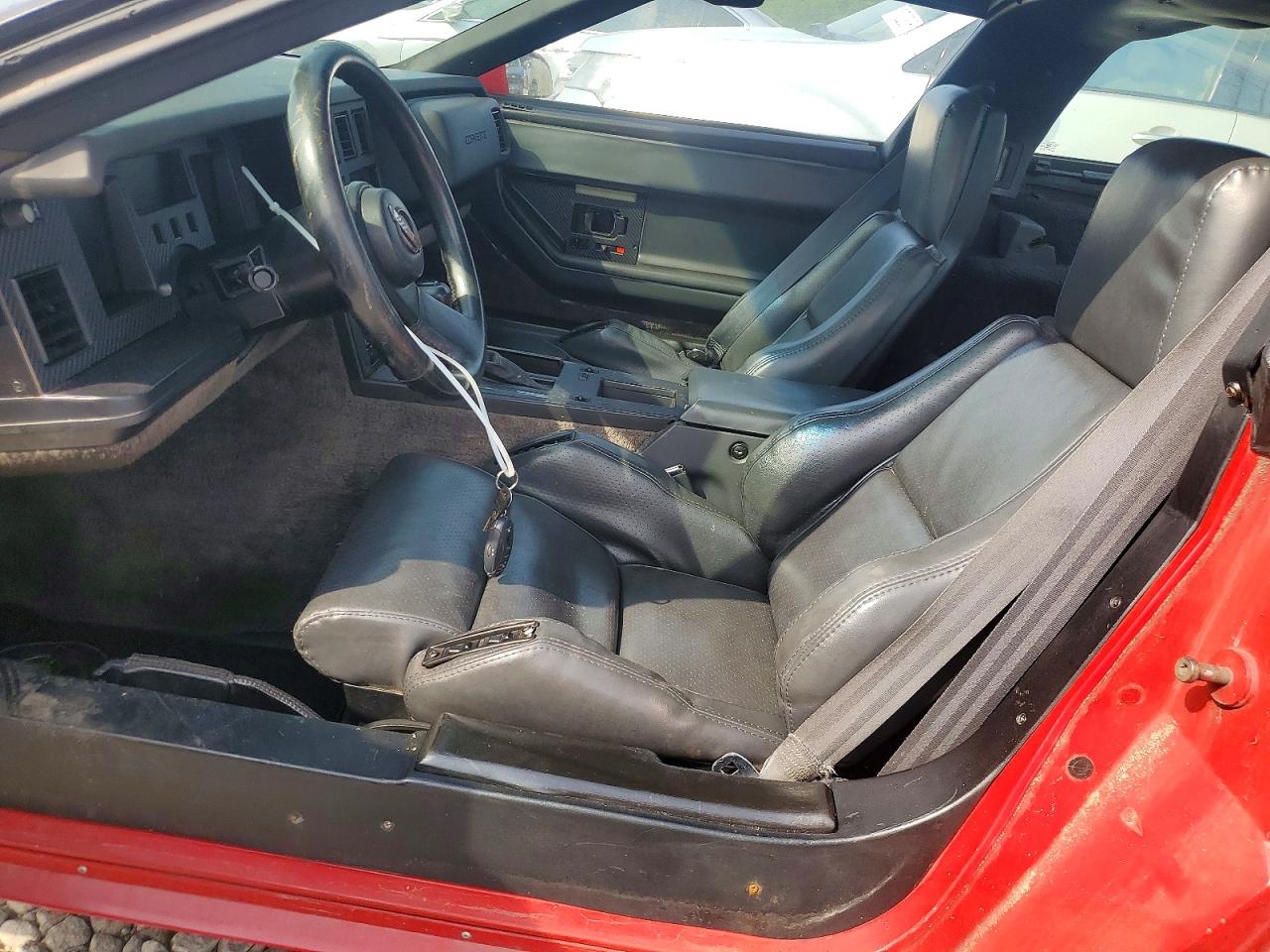 1986 Chevrolet Corvette Red vin: 1G1YY0781G5117115