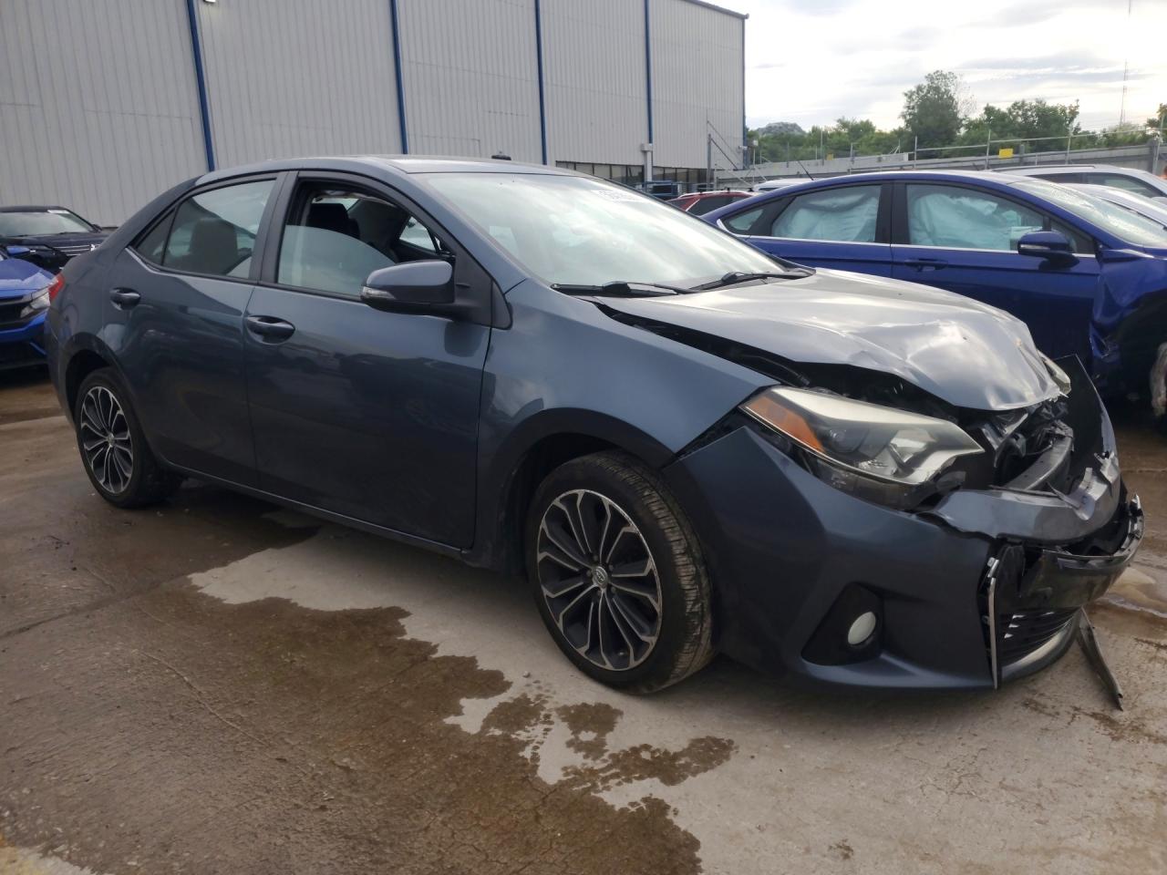 2014 Toyota Corolla S Plus Gray vin: 2T1BURHE2EC124494
