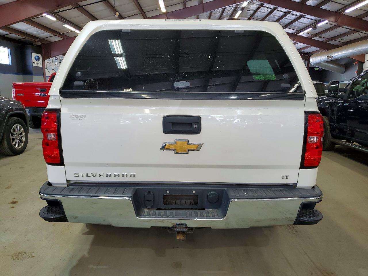 2014 Chevrolet Silverado K1500 Lt White vin: 3GCUKREH0EG475360