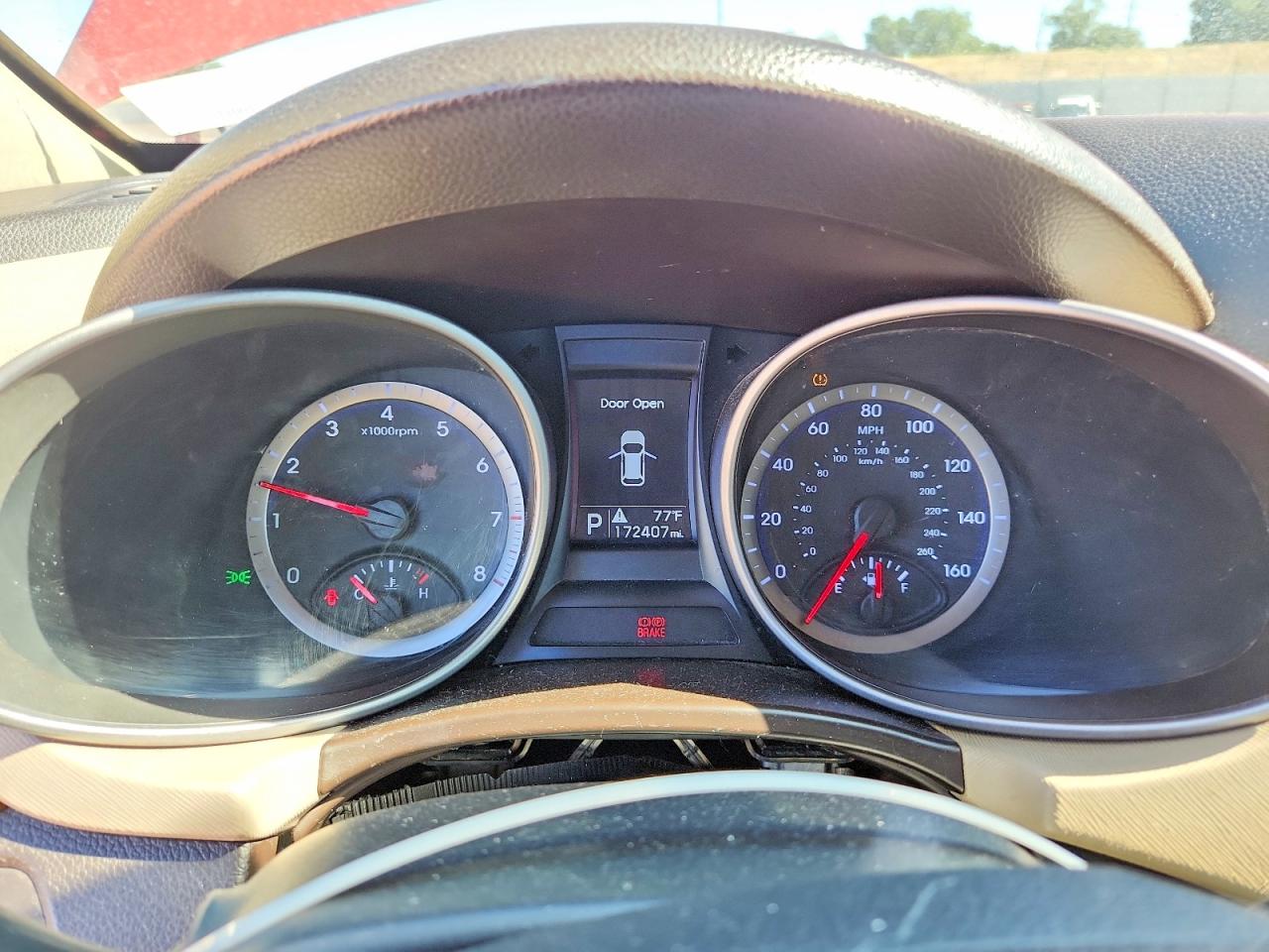 2013 Hyundai Santa Fe Gls Red vin: KM8SN4HF6DU002212