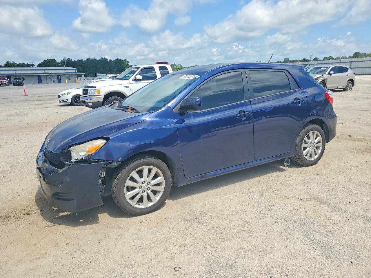 2010 Toyota Matrix Base Blue vin: 2T1KU4EE0AC270958