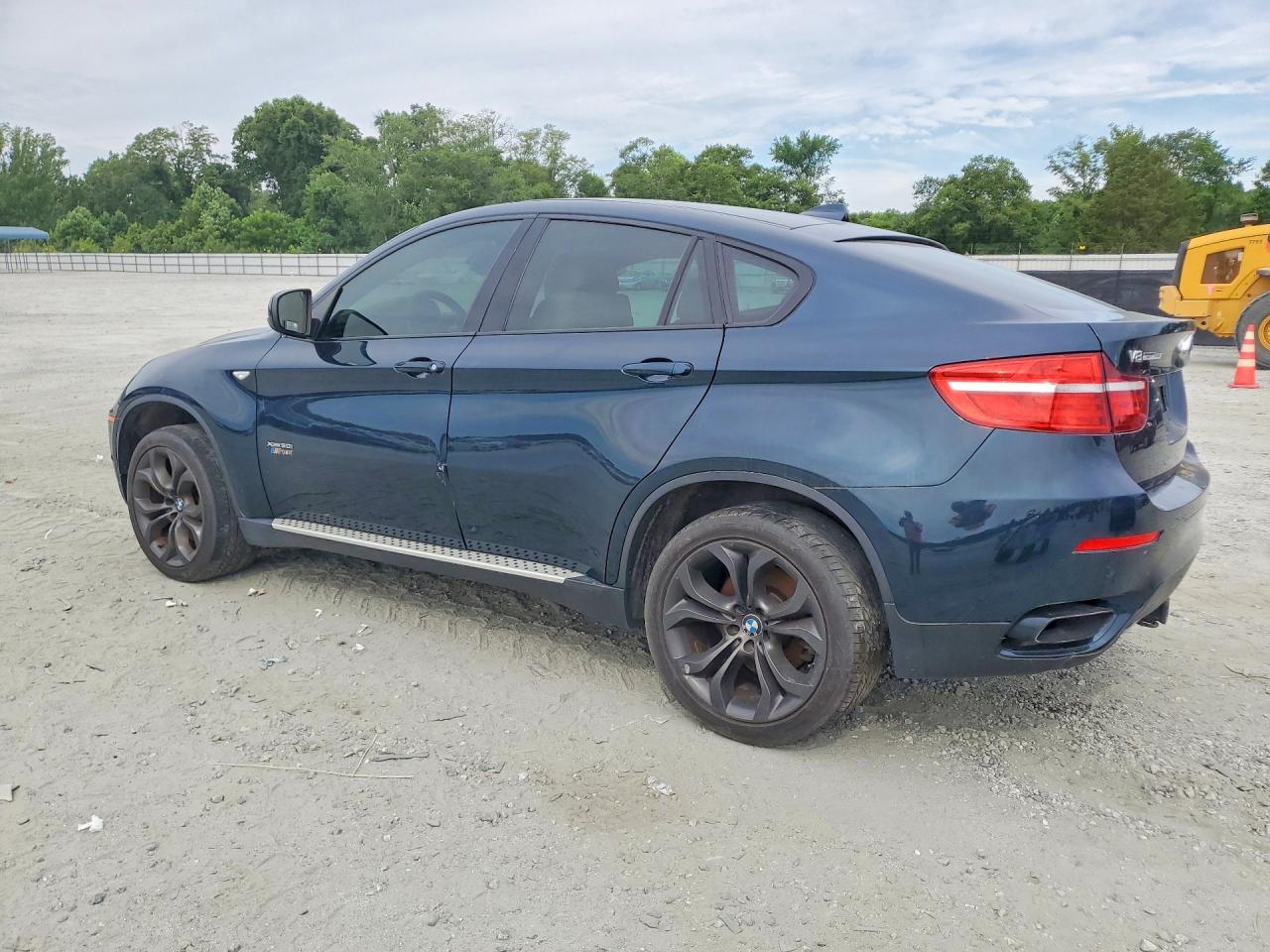 2014 Bmw X6 Xdrive50i Blue vin: 5UXFG8C58EL592800
