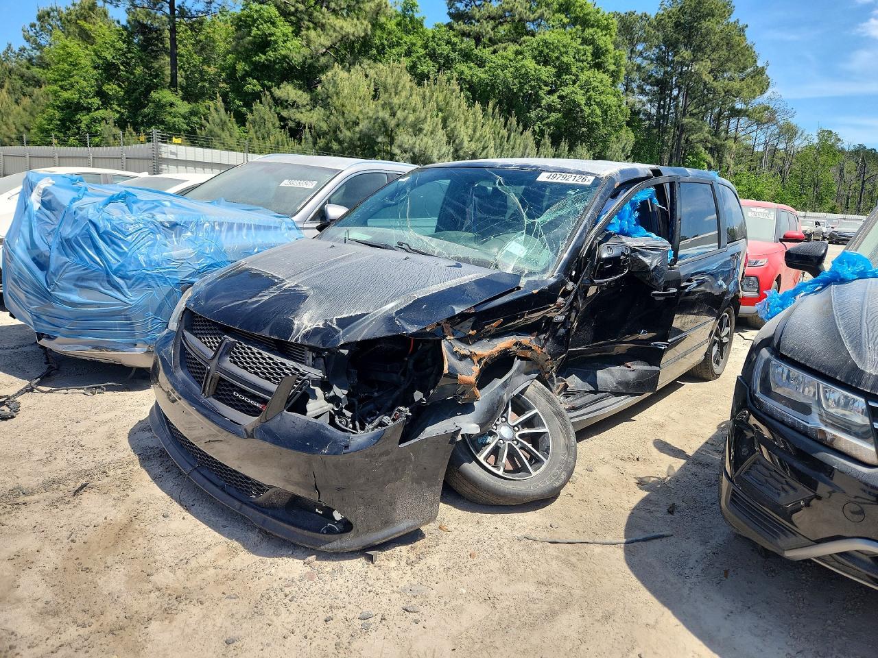 2014 Dodge Grand Caravan Sxt Black vin: 2C4RDGCG8ER411527
