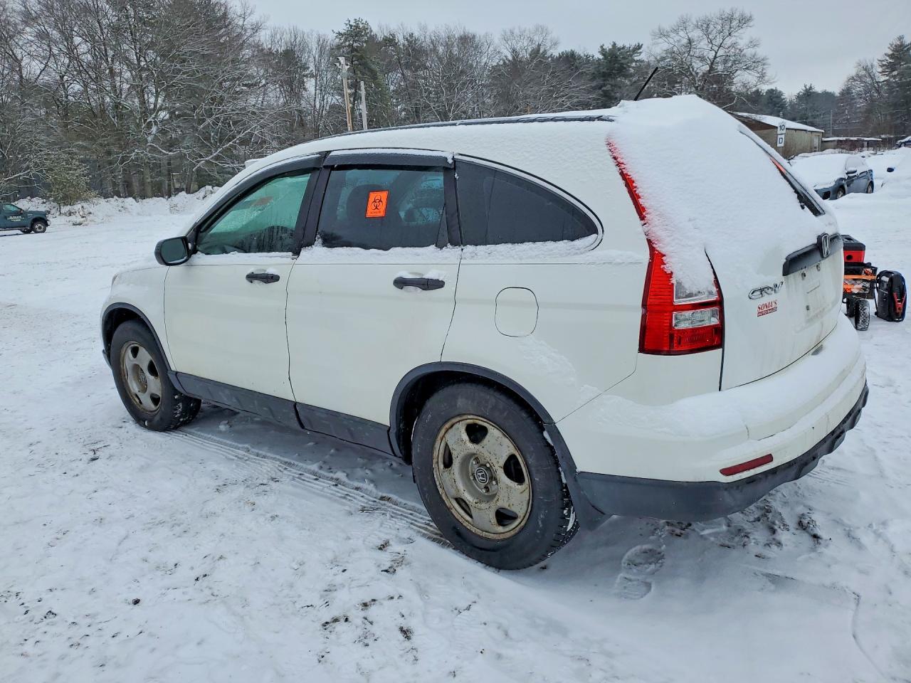 2011 Honda Cr-v Lx White vin: 5J6RE4H38BL072994