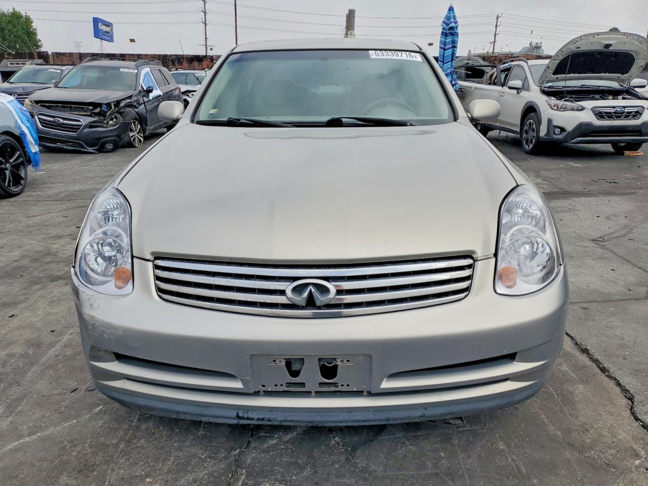 2004 Infiniti G35 Base Серый vin: JNKCV51E94M108118