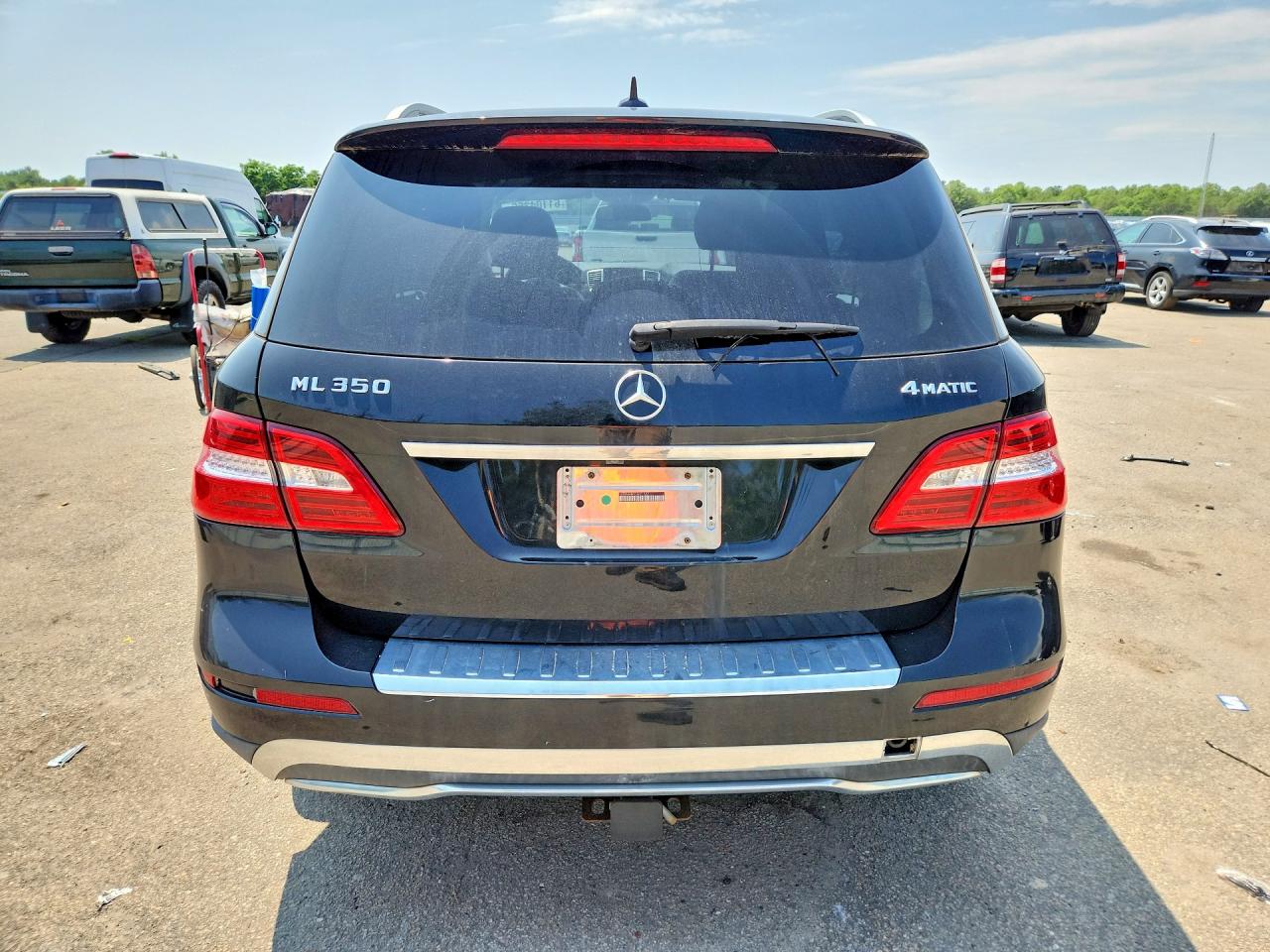 2012 Mercedes-benz Ml 350 4matic Black vin: 4JGDA5HB7CA021522