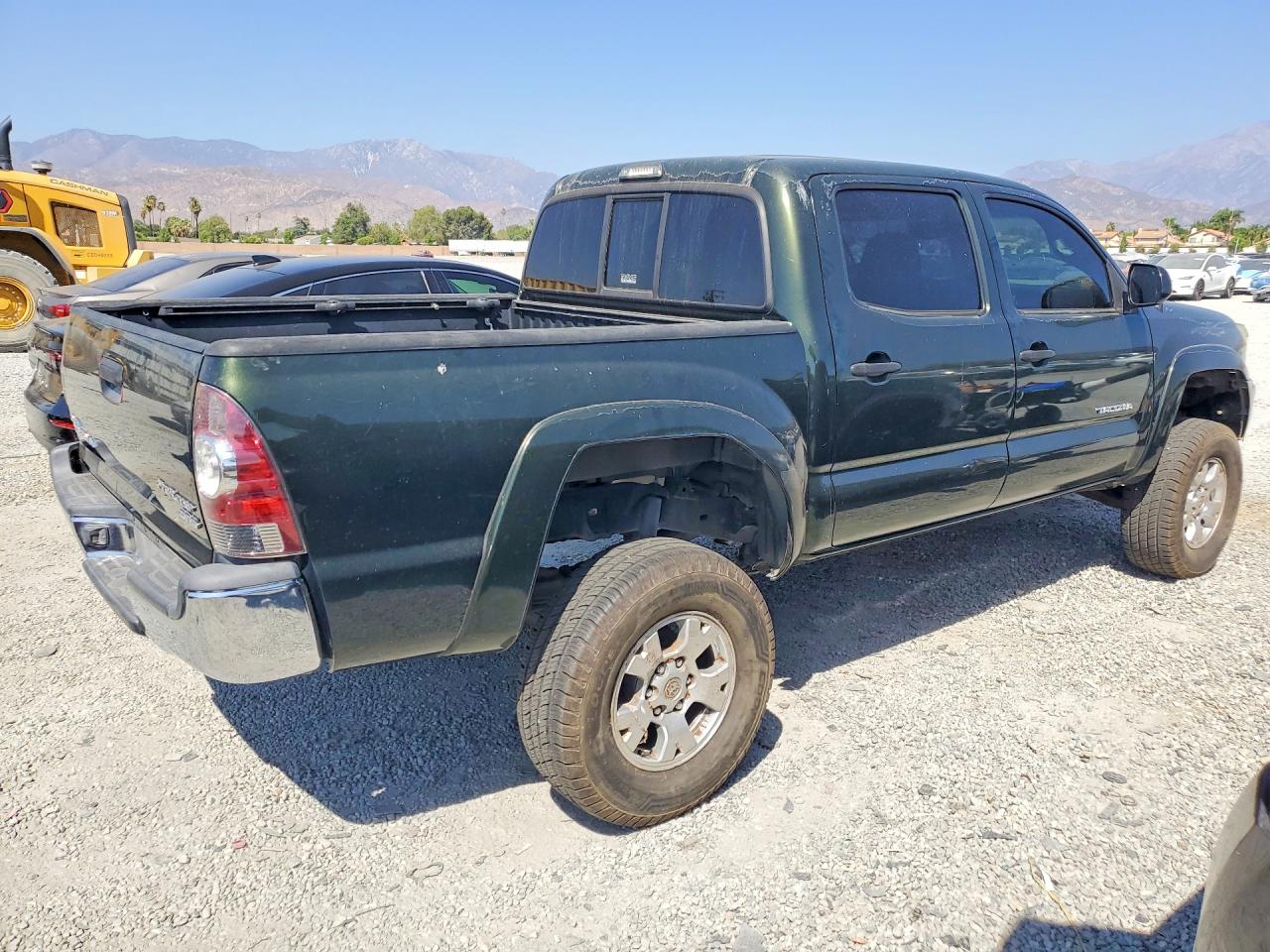 2013 Toyota Tacoma Double Cab Green vin: 5TFJX4GN1DX015922