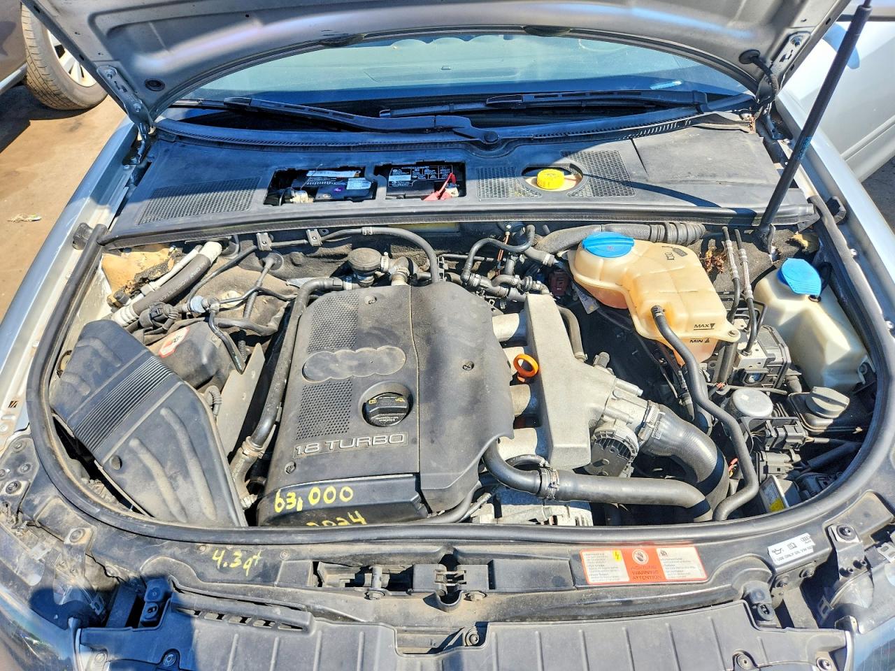 2006 Audi A4 1.8 Cabriolet Silver vin: WAUAC48H16K010723