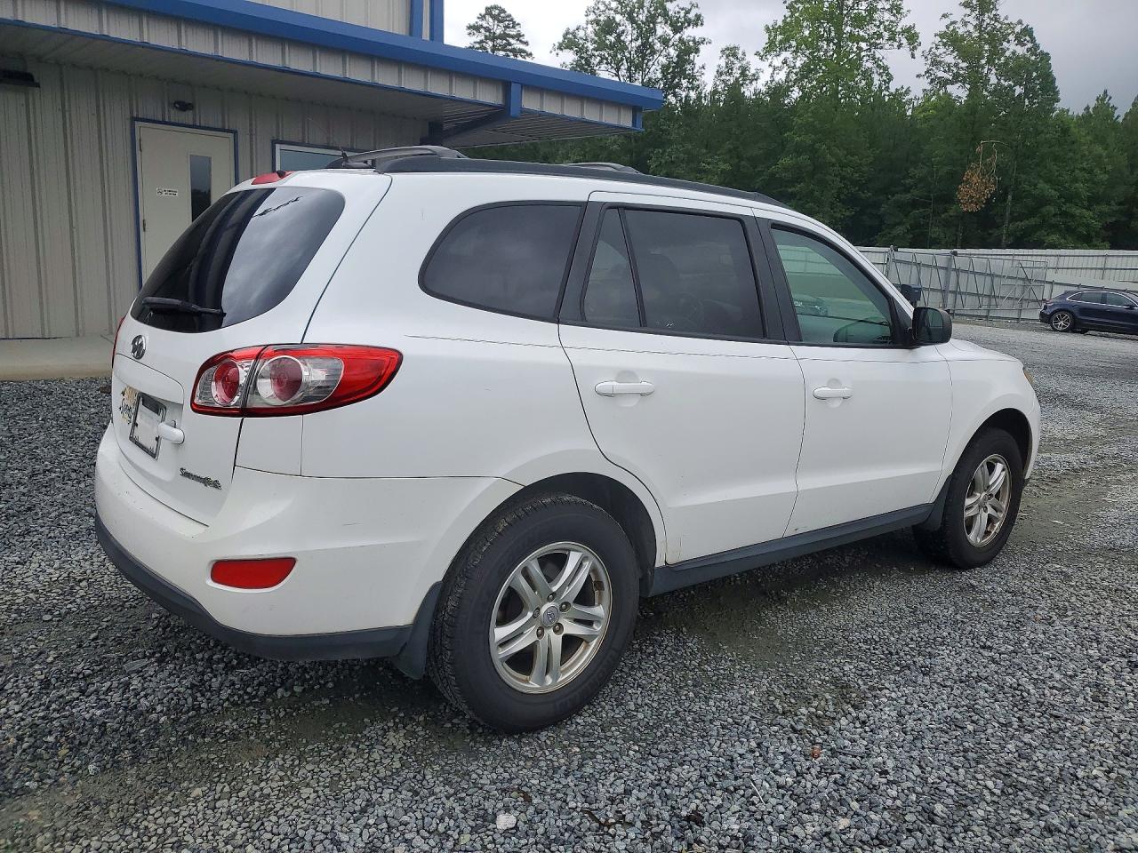 2011 Hyundai Santa Fe Gls White vin: 5XYZG3AB5BG036705