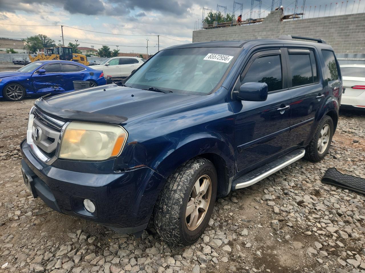 2010 Honda Pilot Exl Синий vin: 5FNYF4H61AB021170