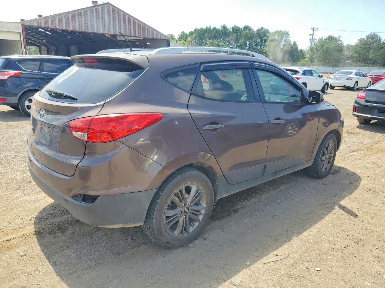 2015 Hyundai Tucson Se Brown vin: KM8JU3AGXFU015012