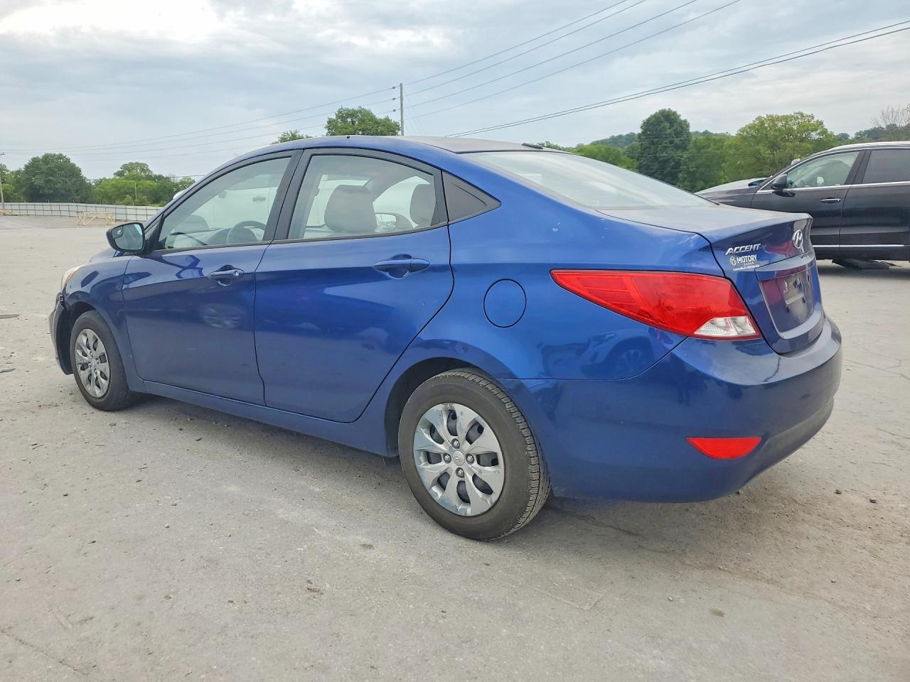 2015 Hyundai Accent Gls Blue vin: KMHCT4AE0FU821652