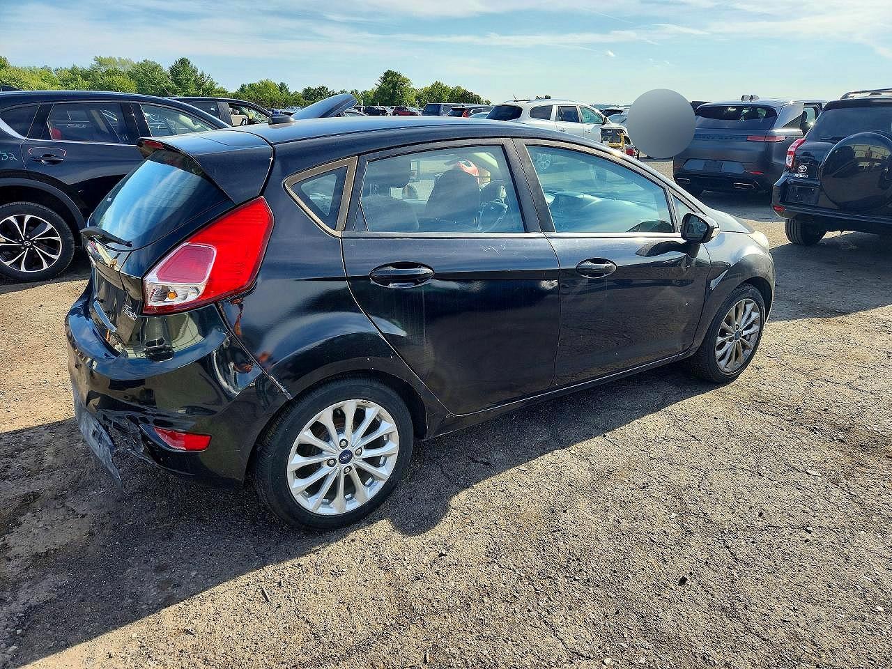 2014 Ford Fiesta Se Black vin: 3FADP4EJ1EM168293