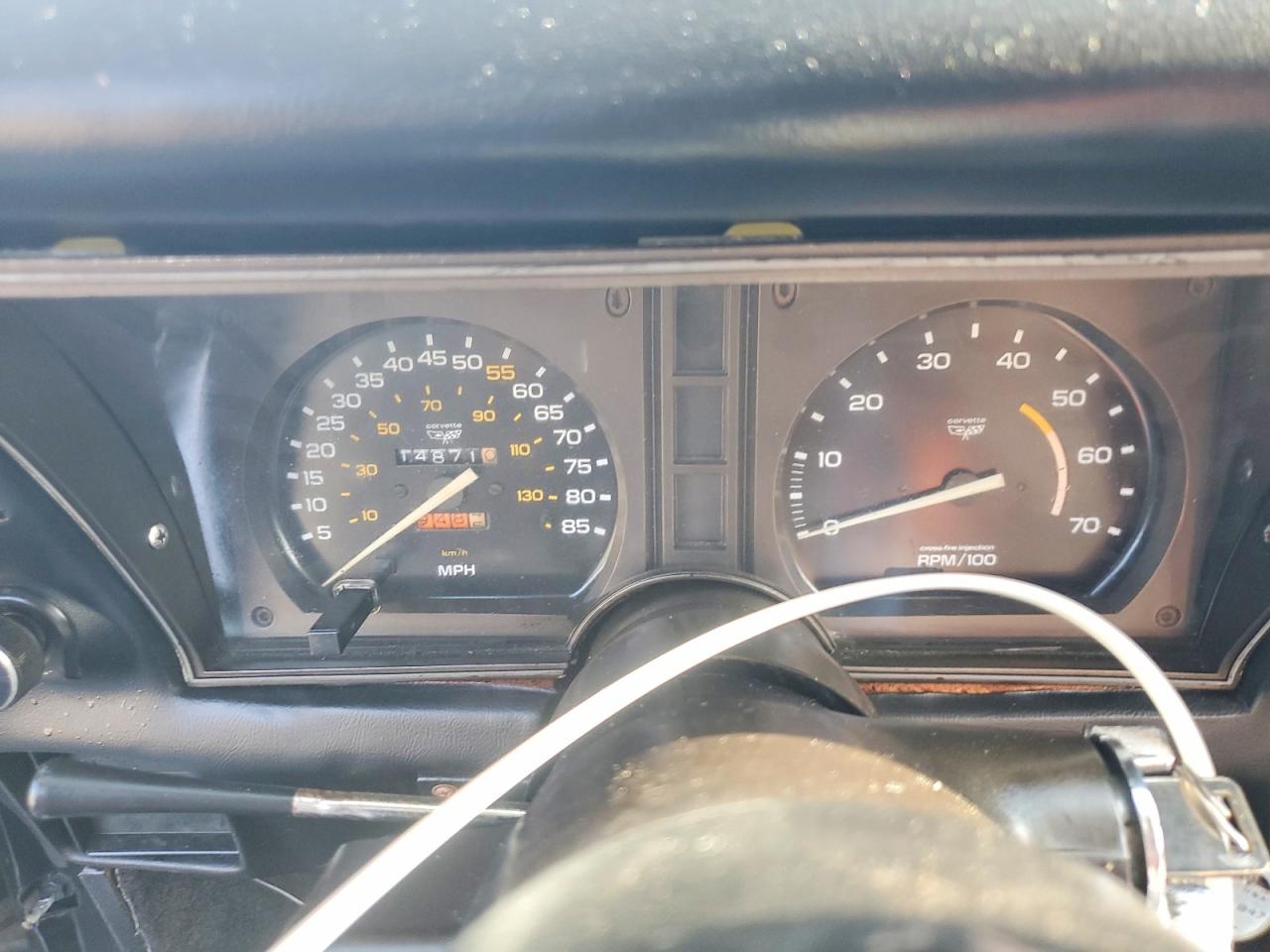 1982 Chevrolet Corvette Black vin: 1G1AY0783C5110520