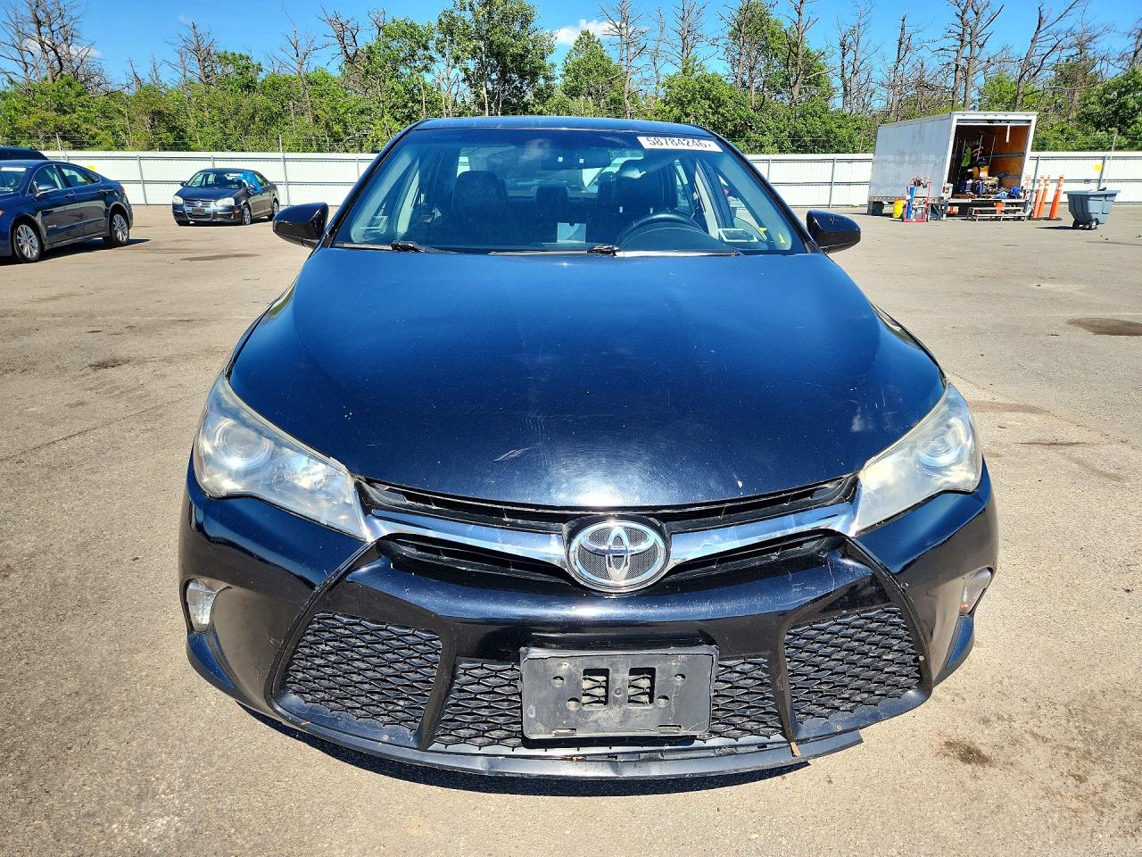 2015 Toyota Camry Se Black vin: 4T1BF1FK8FU939321