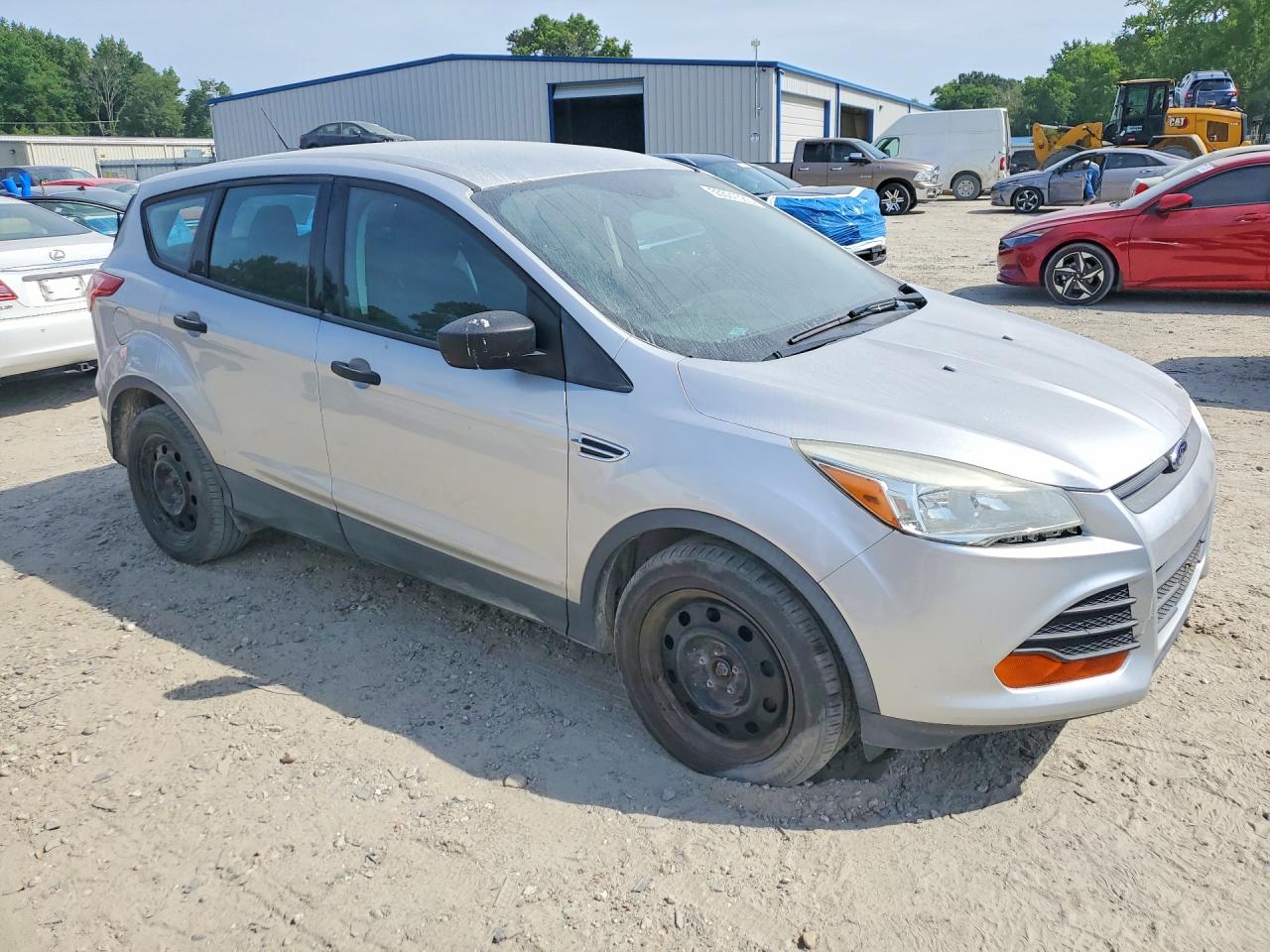 2016 Ford Escape S Silver vin: 1FMCU0F79GUB67445