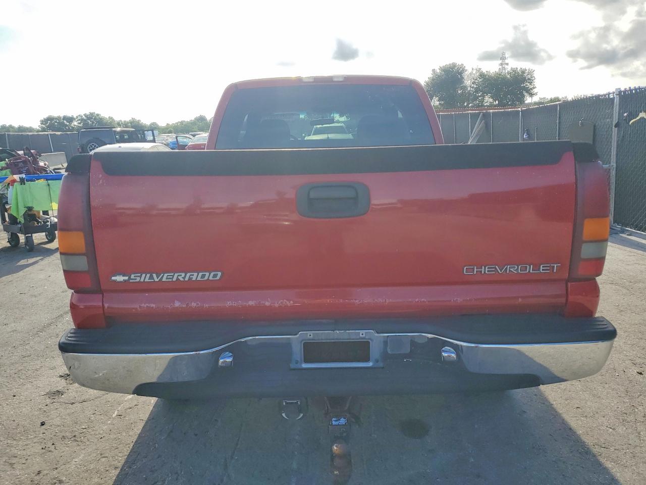 2000 Chevrolet Silverado K1500 Red vin: 2GCEK19T5Y1393755