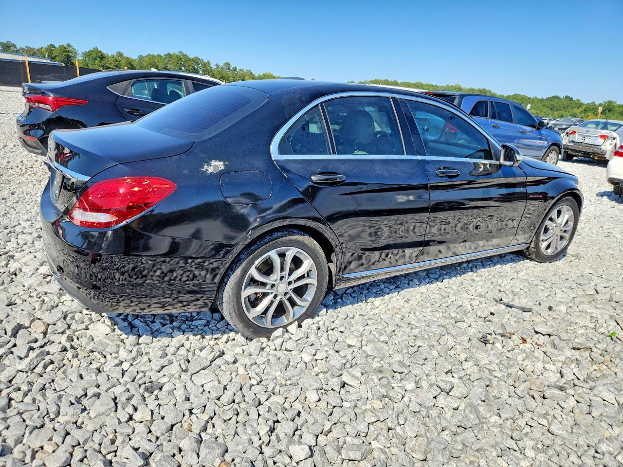 2015 Mercedes-benz C 300 Black vin: 55SWF4JB2FU088008