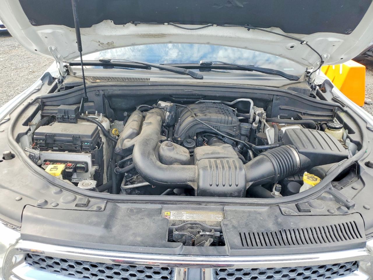 2013 Dodge Durango Sxt White vin: 1C4RDJAG2DC580062