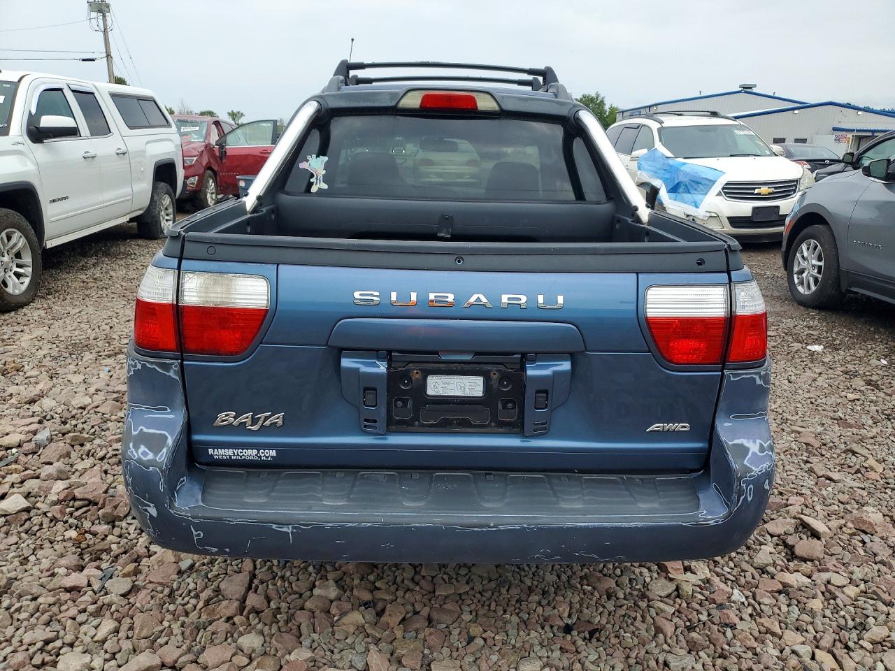 2005 Subaru Baja Sport Синий vin: 4S4BT62C457103491