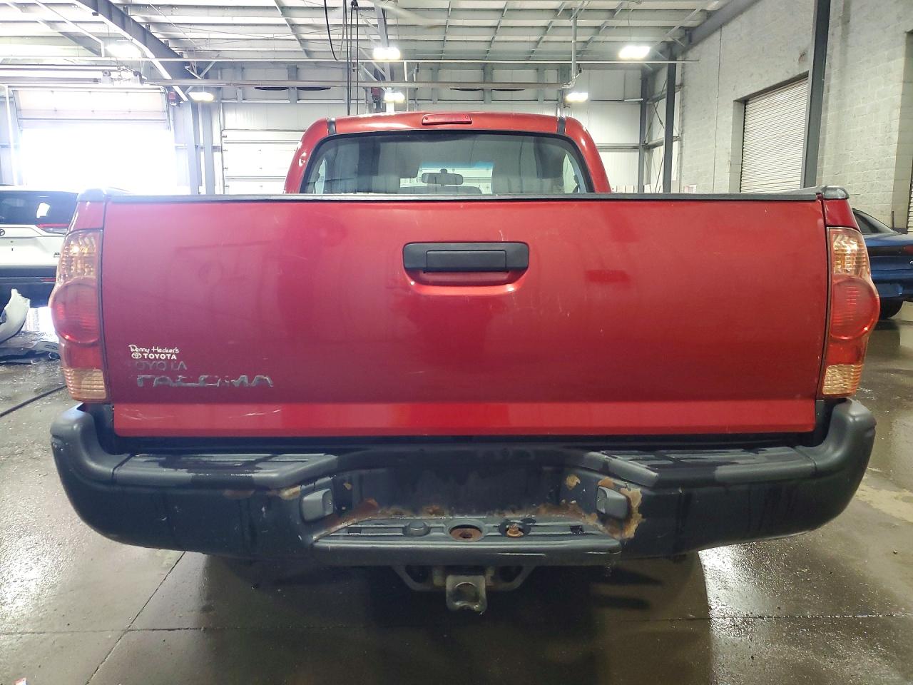 2005 Toyota Tacoma Base Maroon vin: 5TENX22N55Z052365
