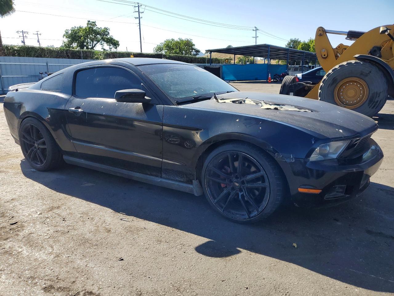 2011 Ford Mustang Black vin: 1ZVBP8AM8B5154902