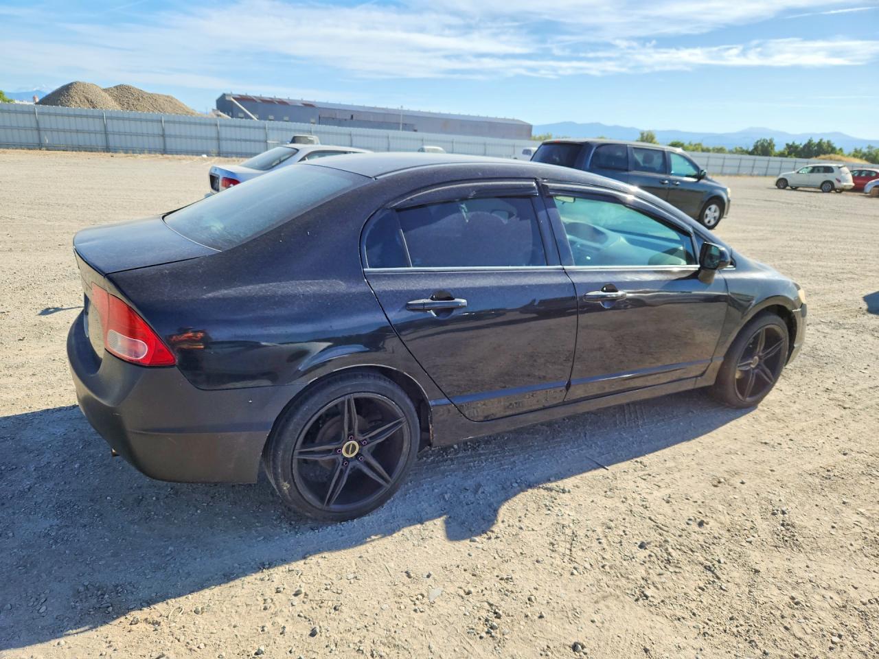 2007 Honda Civic Lx Black vin: 1HGFA16507L126952