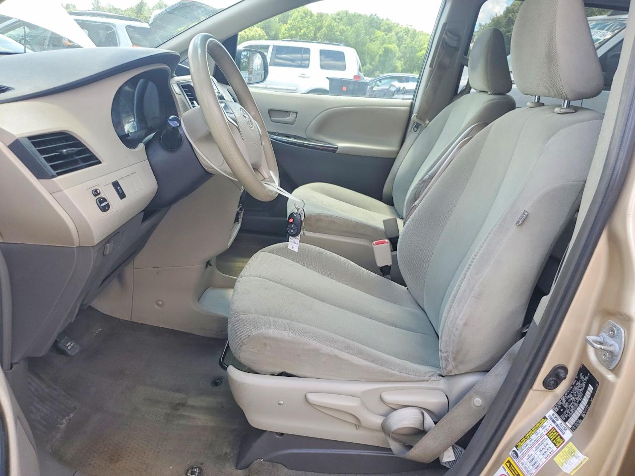 2014 Toyota Sienna L 7-passenger Gold vin: 5TDZK3DC2ES443973