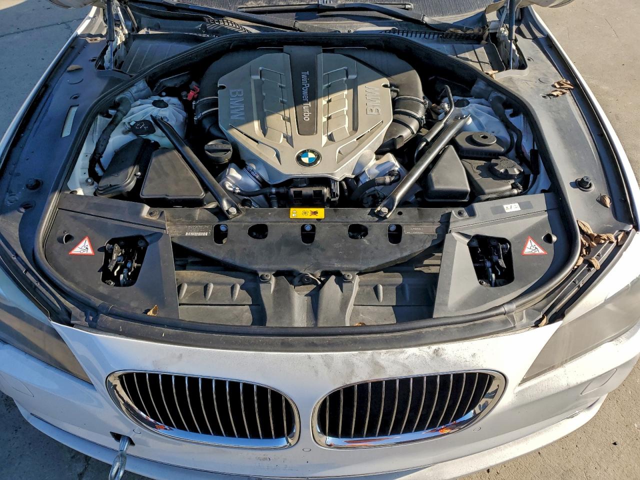2011 Bmw 750 Li White vin: WBAKX8C52BC198217