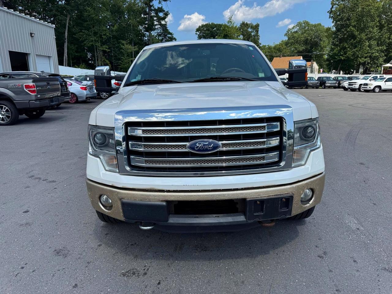 2013 Ford F150 King Ranch White vin: 1FTFW1ET8DKE37207