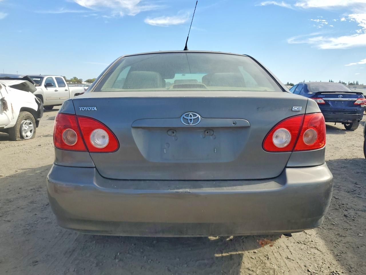 2007 Toyota Corolla Ce Gray vin: 1NXBR32E37Z866508