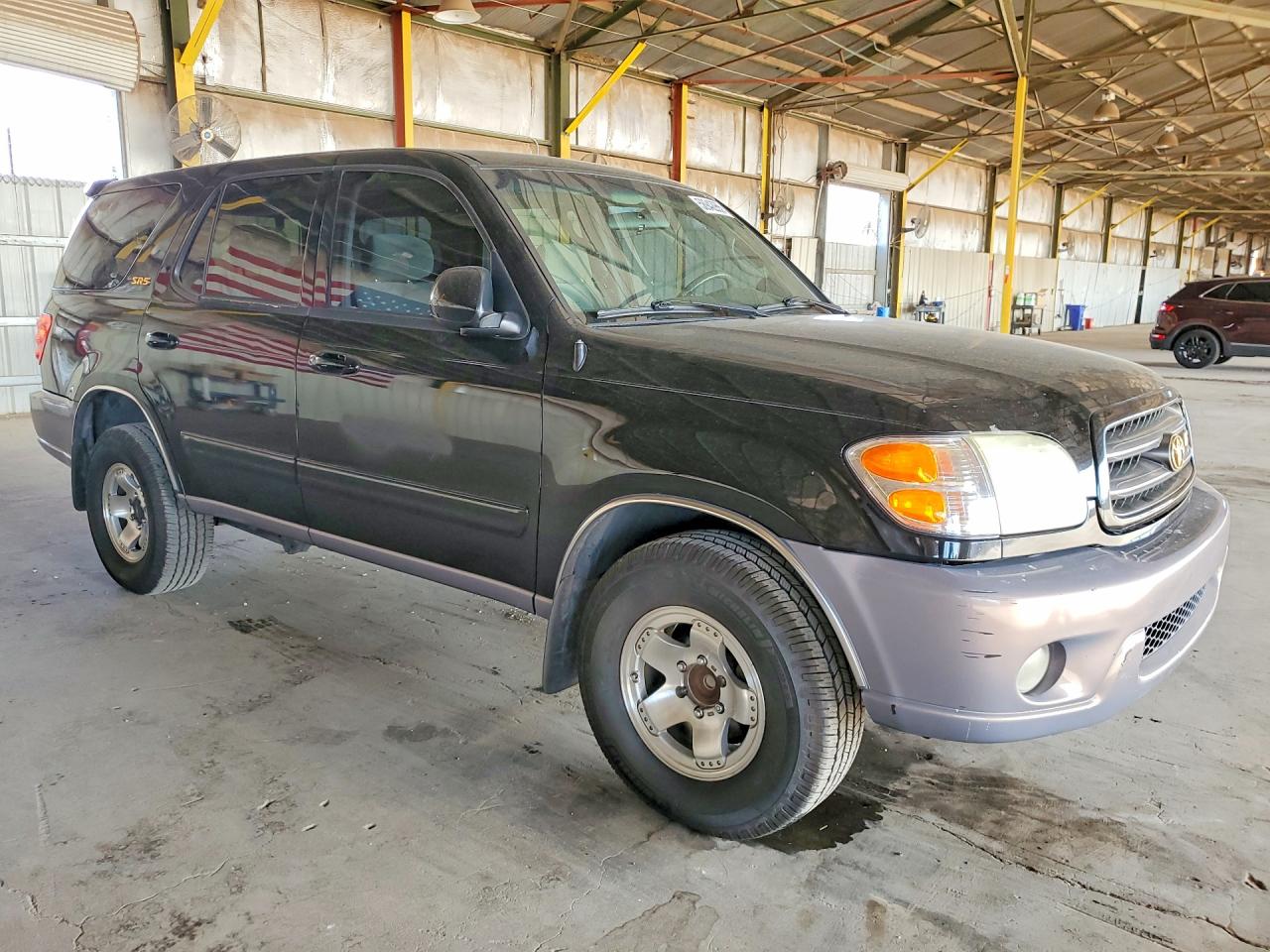 2002 Toyota Sequoia Sr5 Black vin: 5TDZT34A82S119045