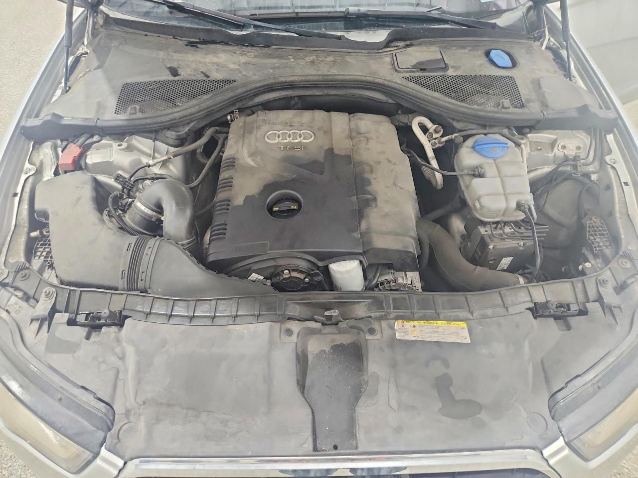 2014 Audi A6 Premium Plus Silver vin: WAUGFAFC8EN069451
