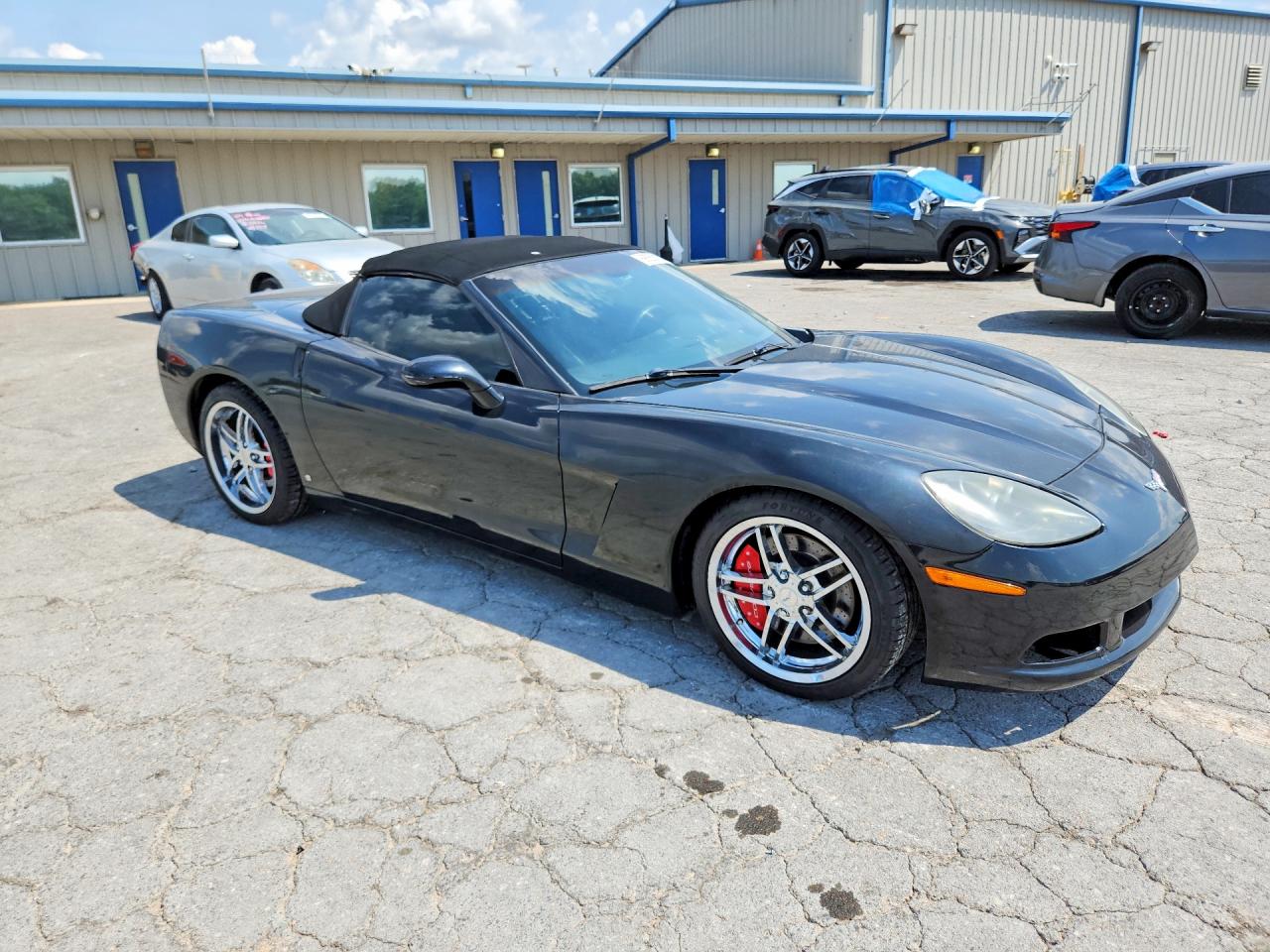 2007 Chevrolet Corvette Black vin: 1G1YY36U975129495
