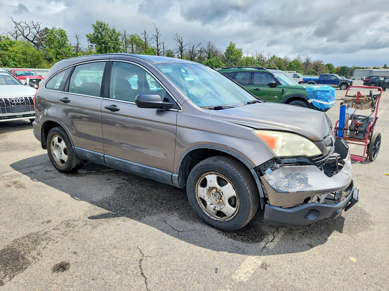 2009 Honda Cr-v Lx Brown vin: 5J6RE48329L033229