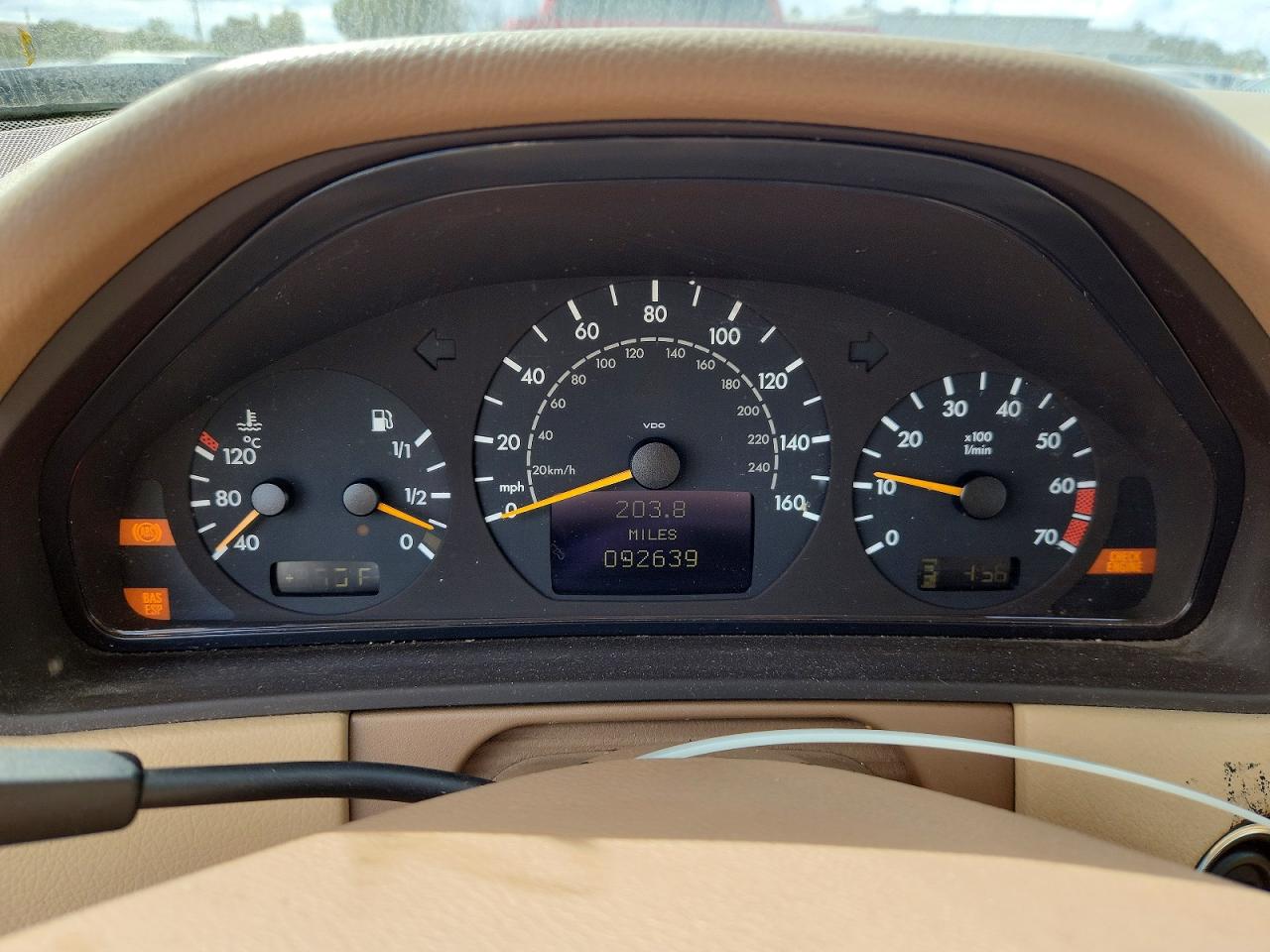 2001 Mercedes-benz E 430 Gold vin: WDBJF70J61B185647