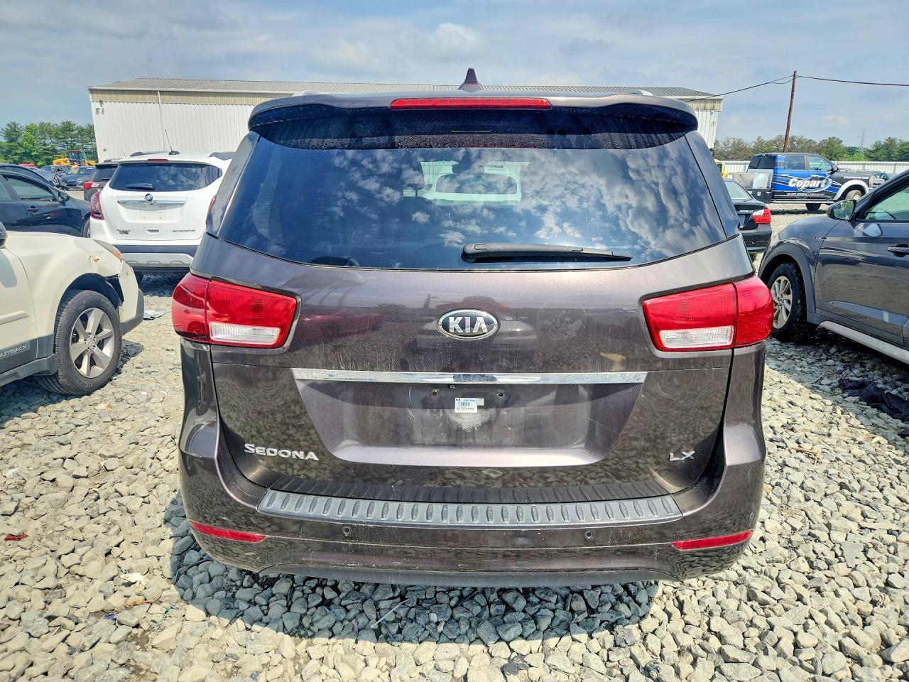 2016 Kia Sedona Lx Gray vin: KNDMB5C10G6129117