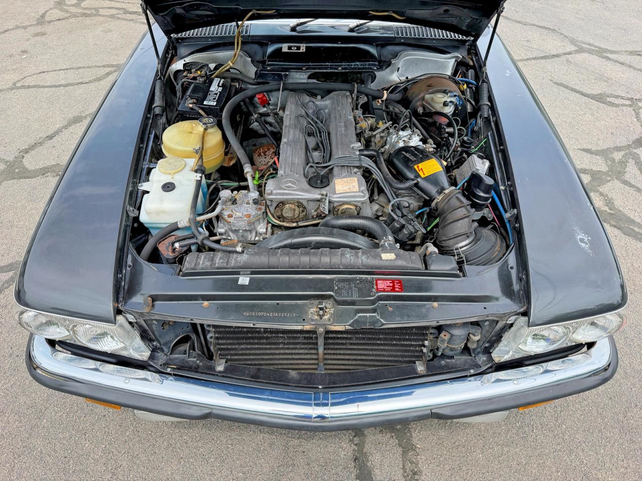 1985 Mercedes-benz 280 Sl Gray vin: WDB1070421A025219