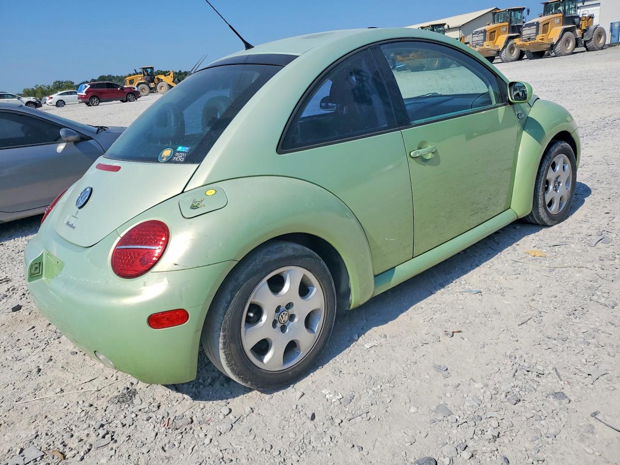 2002 Volkswagen New Beetle Glx Green vin: 3VWDD21C52M403477