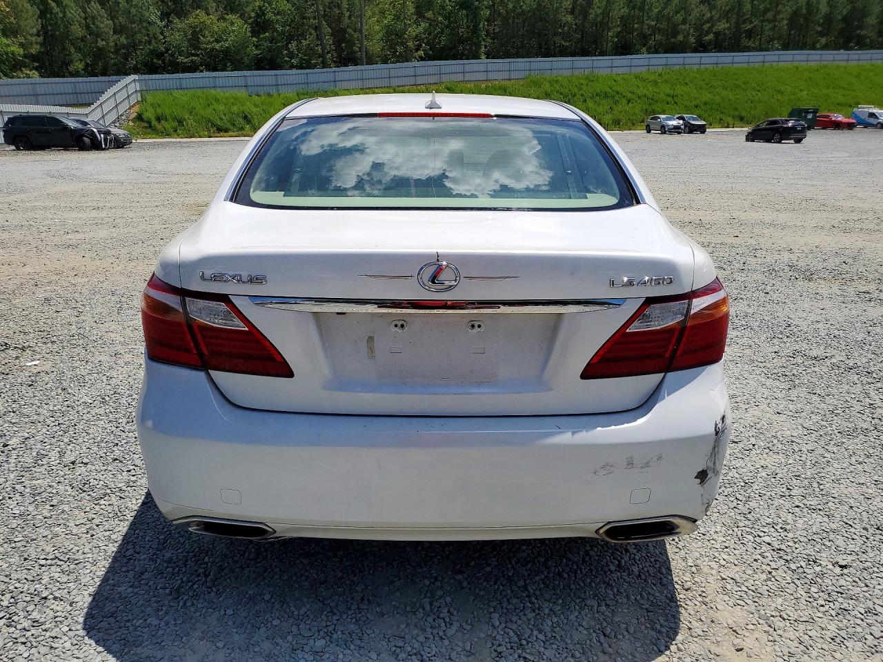 2010 Lexus Ls 460 White vin: JTHBL5EF8A5098563
