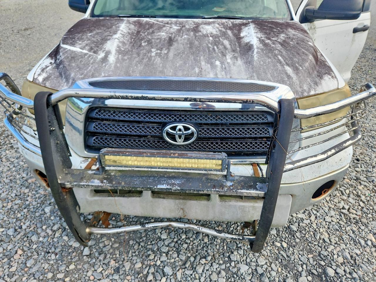 2008 Toyota Tundra Sr5 White vin: 5TFBV54188X051677