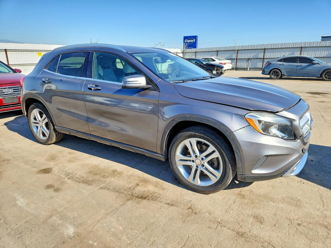 2015 Mercedes-benz Gla 250 4matic Gray vin: WDCTG4GB0FJ180861