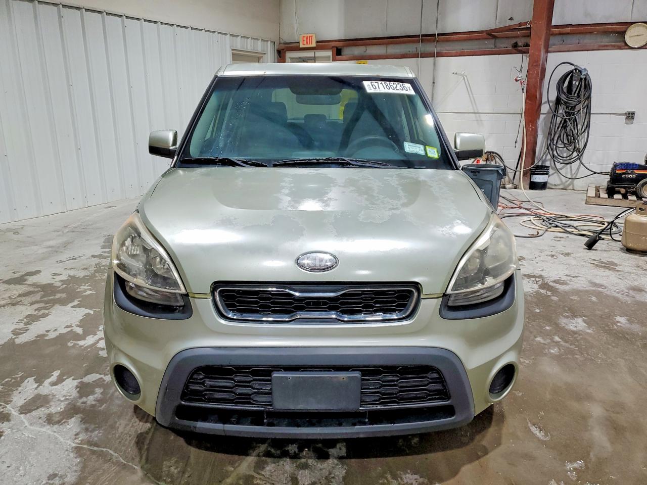 2013 Kia Soul Base Green vin: KNDJT2A51D7607281