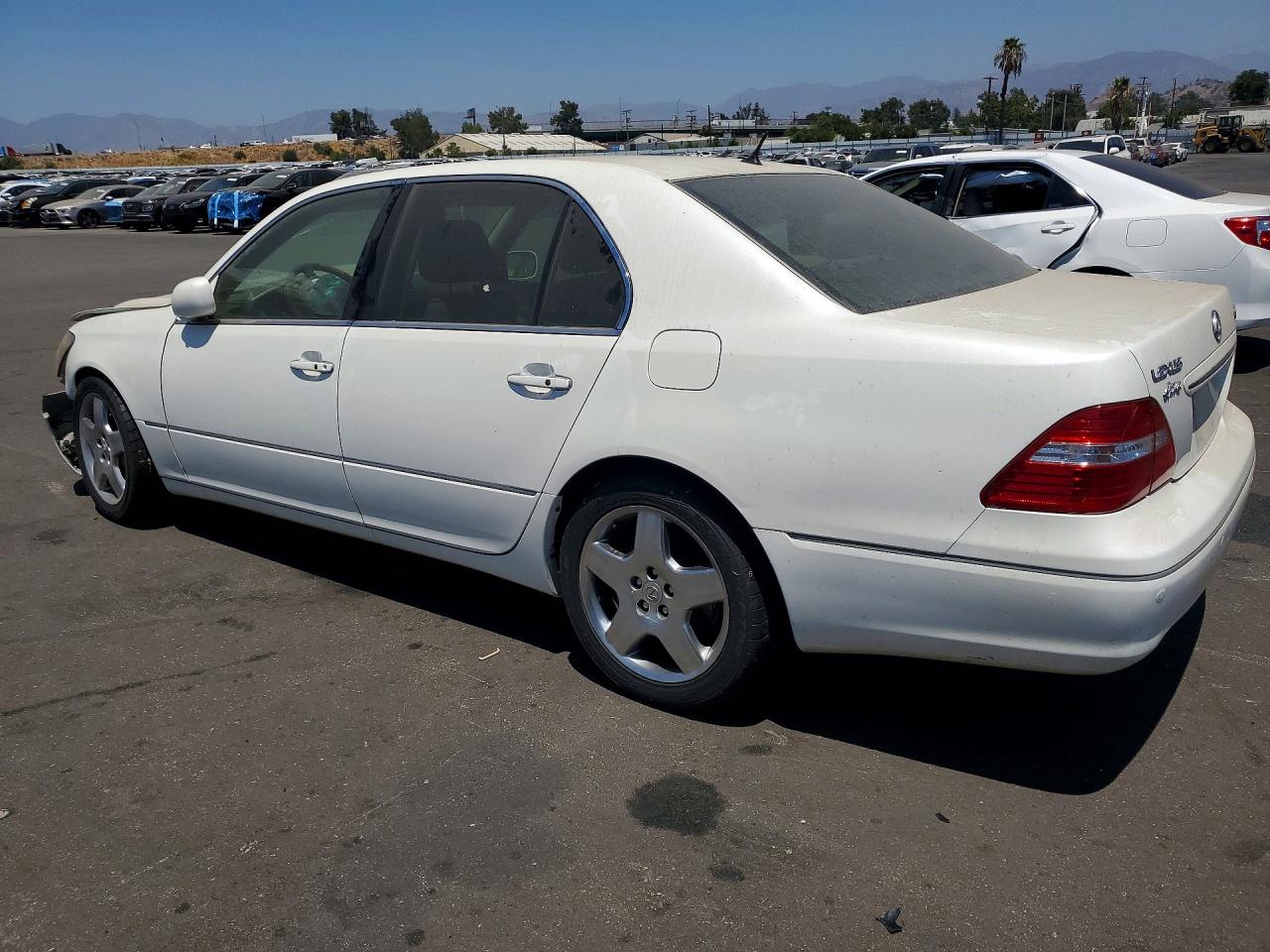 2006 Lexus Ls 430 White vin: JTHBN36F565038907