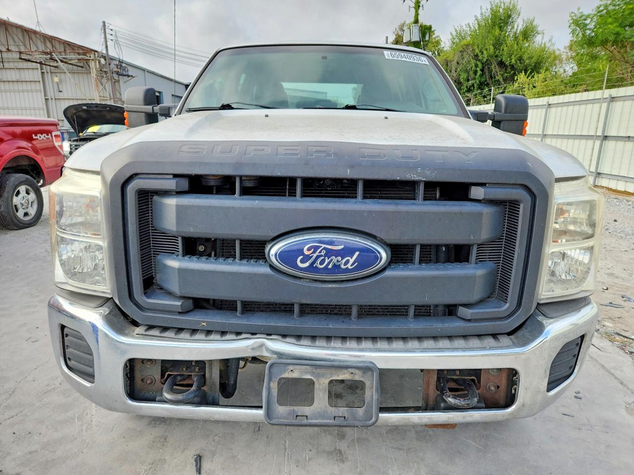 2014 Ford F250 Super Duty Белый vin: 1FT7W2B61EEA55321
