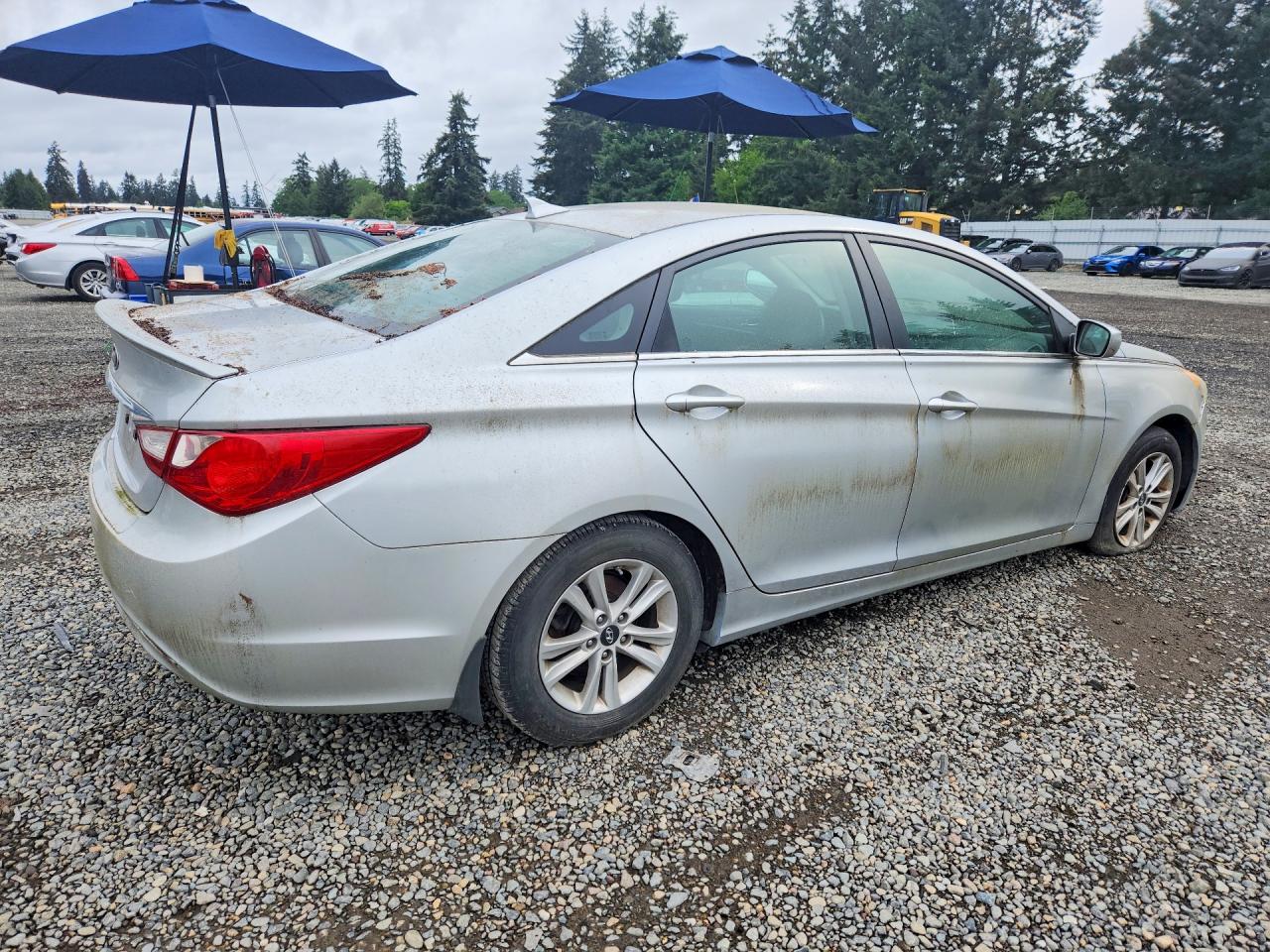 2013 Hyundai Sonata Gls Silver vin: 5NPEB4AC0DH805991