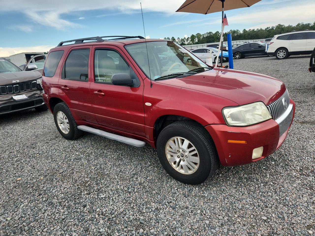 2006 Mercury Mariner Red vin: 4M2CU57136KJ08696