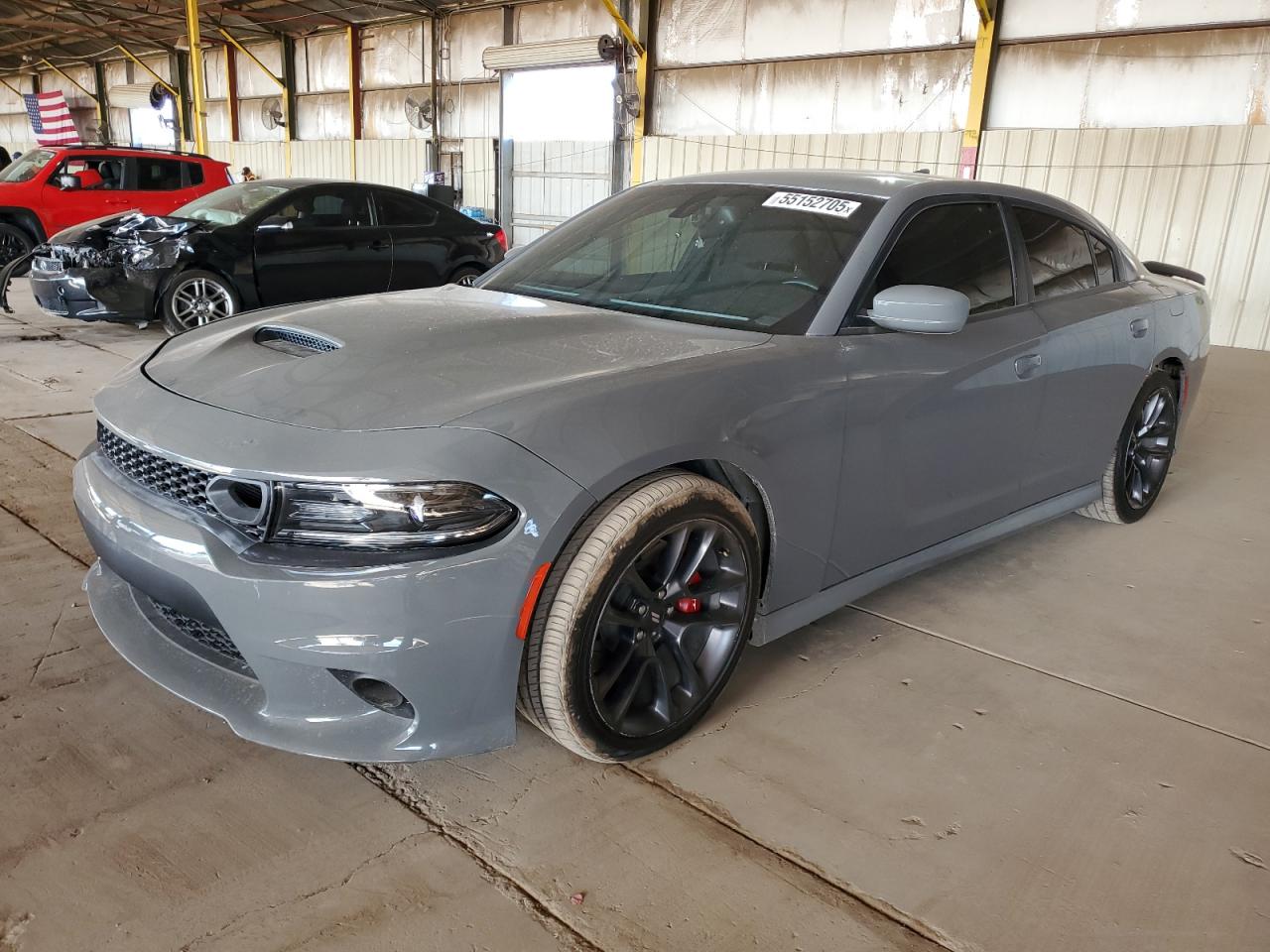 2019 Dodge Charger Scat Pack Gray vin: 2C3CDXGJ7KH697114