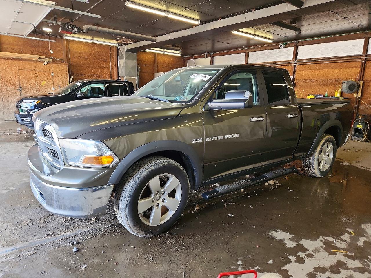2012 Dodge Ram 1500 Slt Green vin: 1C6RD7GT0CS309830